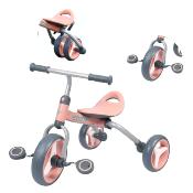  Tricycle 3 en 1 pour enfant  âgés de 2 à 5 ans, Vélo pliant  Vélo d’équilibre 